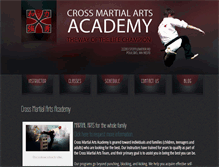 Tablet Screenshot of crossmartialartsacademy.com